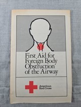 First Aid for Foreign Body Obstruction of the Airway (American Red Cross... - £11.17 GBP