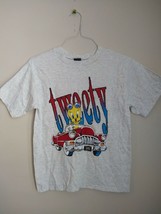 Vintage 90&#39;s Tweety Bird Muscle Car Warner Bros Women&#39;s Size Large Dasi Sports - $52.15