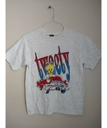 Vintage 90&#39;s Tweety Bird Muscle Car Warner Bros Women&#39;s Size Large Dasi ... - $52.15