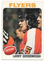 Larry Goodenough Philadelphia Flyers NHL Hockey Trading Card #373 OPC 1975-76 EX - £2.38 GBP