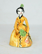 Vintage Ceramic Woman Figurine By Norleans Italy REPAIRED - £7.79 GBP