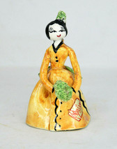 Vintage Ceramic Woman Figurine By Norleans Italy REPAIRED - $9.45