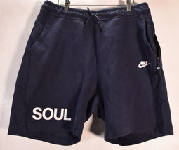 Nike Soul Mens Sweat Shorts Navy Blue XL - $29.70