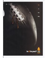 1999 Gatorade Sports Drink Print Ad Vintage Football NFL 8.5&quot; x 11&quot; - $27.20 CAD
