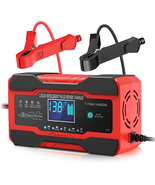 YONHAN Battery Charger 10-Amp 12V and 24V Fully-Automatic Smart Car Batt... - $40.61