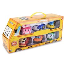 Set of 6 Pcs Poli Car Kids Robot Toy Transform Vehicle   Action Figure Toys For  - £53.61 GBP