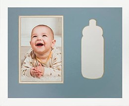 Children&#39;s Baby Bottle Infant Boy 8x10 Photo Frame for 4x6 Photo - £23.14 GBP