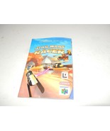 NINTENDO 64 - ORIGINAL STAR WARS- EPISODE 1 RACER -  MANUAL - GOOD- - L252 - $121.28 MXN