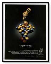Godiva Chocolate Easter Rabbit Print Ad Vintage 1986 Magazine Advertisement Art - £7.65 GBP