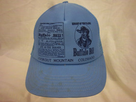 trucker hat baseball cap LOOKOUT MOUNTAIN COLORADO retro snapback cool mesh 1980 - £31.45 GBP