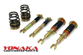 Yonaka Fits Nissan 350Z Adjustable Suspension Coilovers Shock Struts Springs G35 - £647.26 GBP