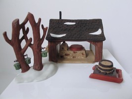 Vtg Department 56 Maple Sugaring Set Porcelain New England Village Series in Box - £17.25 GBP
