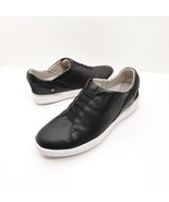 Kizik Miami Womens Shoes Sz 7 M Black White Leather Slip On Low Top Sneaker - $758.56 MXN