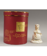 Lenox China Jewels Christmas Wind Up Musical Figurine Snowman Fishing Spins - $55.19