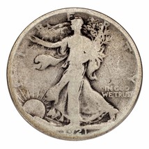 Moneda De Medio Dólar Liberty Caminante De Plata 1921 50C (Condición Buena,G) - £145.05 GBP