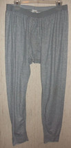 Excellent Mens Lands&#39; End Gray Thermal Knit Long John Base Layer Pants Size Xlt - £14.58 GBP
