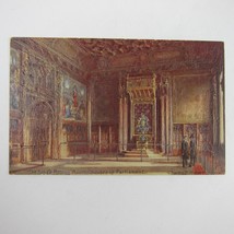 Postcard London England Kings Robing Room Houses Parliament Tuck Oilette Antique - £7.91 GBP