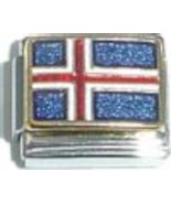Flag Of Iceland Italian Charm - £7.07 GBP