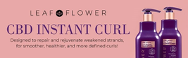 Leaf & Flower Instant Curl Refresh Shampoo & Repair Conditioner Liter Duo image 2