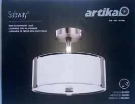 New Artika SUB-C Subway C SFM Semi-Flushmount  12&quot; LED  SEALED box - $78.71