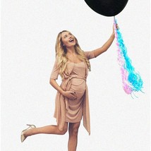 Surprise Spectacle: XL Gender Reveal Balloon Pop Kit - Vibrant Blue &amp; Pink Confe - $38.60