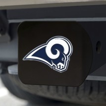 Los Angeles Rams Hitch Cover Color Emblem on Black - $1,071.61 MXN
