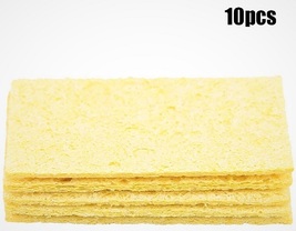 10 pcs Soldering Iron Tip Cleaners Yellow Cleaning Sponges FREE Ship USA... - $130.86 MXN