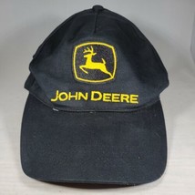 John Deere Hat Cap Black Snapback Adjustable Cary Francis - $5.93