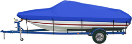 Icover Trailerable Boat Cover- 14&#39;-16&#39; Waterproof Heavy Duty Marine Grade Canva - £111.78 GBP