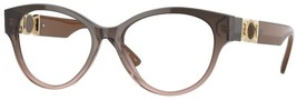 Versace Eyeglasses VE3313 5332 52mm Brown Transparent Gradient Beige / D... - $2,147.49 MXN