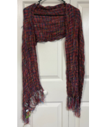 MUCROS WEAVERS Ireland Multicolor Wool Blend Scarf Fringed Ends  ~ 9&quot; x ... - $47.06 CAD