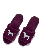 Victorias Secret Pink Open Toe Slipper Slide Sandal in Luscious Plum M 7/8 NEW - £15.53 GBP