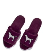 Victorias Secret Pink Open Toe Slipper Slide Sandal in Luscious Plum M 7... - $19.44