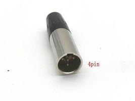 4 pin Male plug Mini TA4F XLR Audio Microphone connector Adapter  mic ca... - $21.99