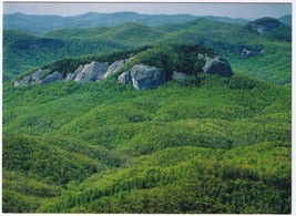 North Carolina Postcard Looking Glass Rock Blue Ridge Parkway Large Card - $3.95