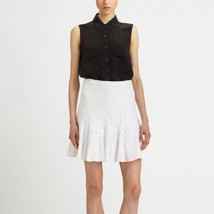 BCBG MaxAzria Quinnie Lace white flared Skirt size 2 new - $47.52