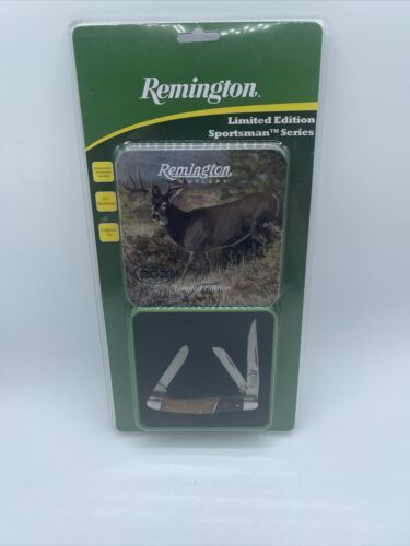 Remington Limited Edition, Sportsman Series 3 Blade, Knife, And Tin R11972 - $24.75