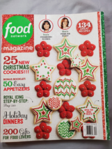 Food Network Magazine December 2014 25 New Christmas Cookies! 50 Easy Appetizers - £6.27 GBP