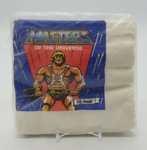 Masters of the Universe 1983 Pack of 16 Beverage Napkins Unique NOS MOTU... - $19.48