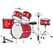 VEVOR Kids Drum Set, 5-Piece 16 in  Musical Learning Drums Instruments K... - $141.99
