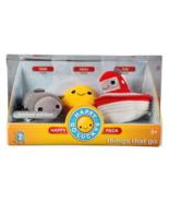 Hallmark Happy Go Luckys Things That Go Plush Pack Series 2 Limited Edit... - $8.98