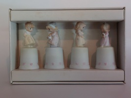 1985 Precious Moments "Four Seasons Series" Set of 4 Lim.Ed. Thimbles #100641 - $9.00