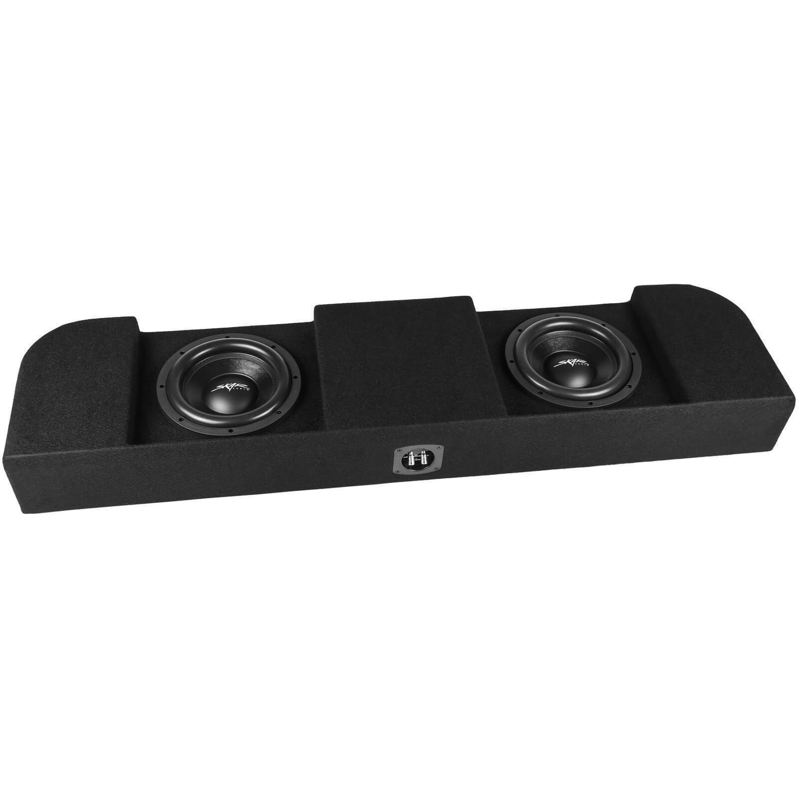 NEW DUAL 10" 1600W MAX LOADED SUB BOX FITS 2015-2022 FORD F-150 SUPER CREW CAB