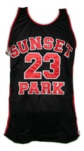 Busy-Bee #23 Sunset Park Movie Basketball Jersey New Sewn Black Any Size - £27.72 GBP