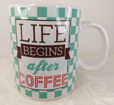 Life Begins After Coffee Mug 20oz New - $13.85