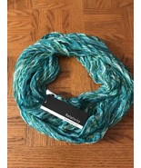 Womens Green Infinity Scarf One Size 0047 - $24.63
