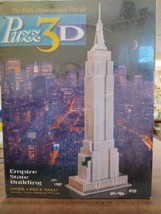 Puzz-3D Empire State Building 902 Pieces - Over 3&#39; tall! Vintage Puzzle ... - £31.64 GBP