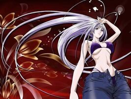 Anime Platinum Hair Girl Metal Sign - $39.95