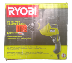 USED - RYOBI D620H 5/8&quot; VSR Hammer Drill (Corded)!!! - £18.97 GBP