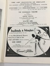 1961 Stagebill Goodman Memorial Theatre Walter Abel in Uncle Vanya - £14.91 GBP